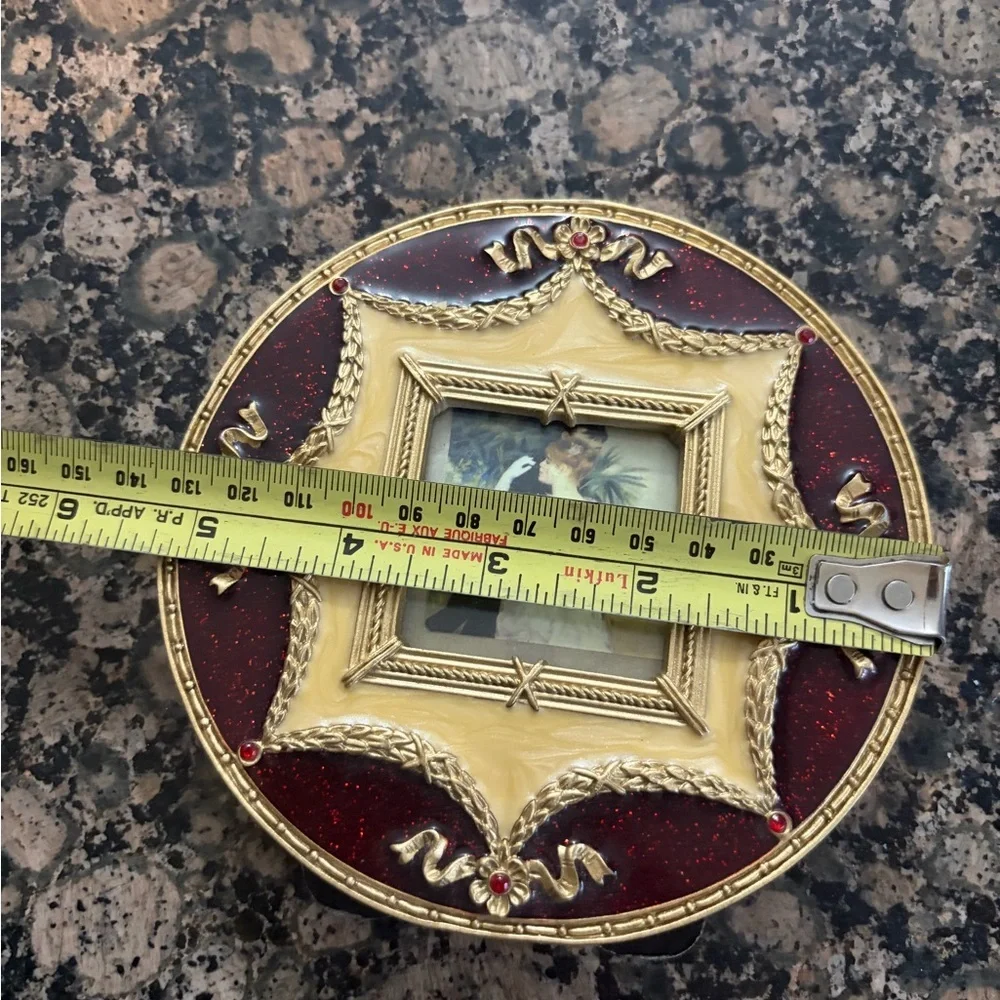Vintage Red and Gold Photo Frame small